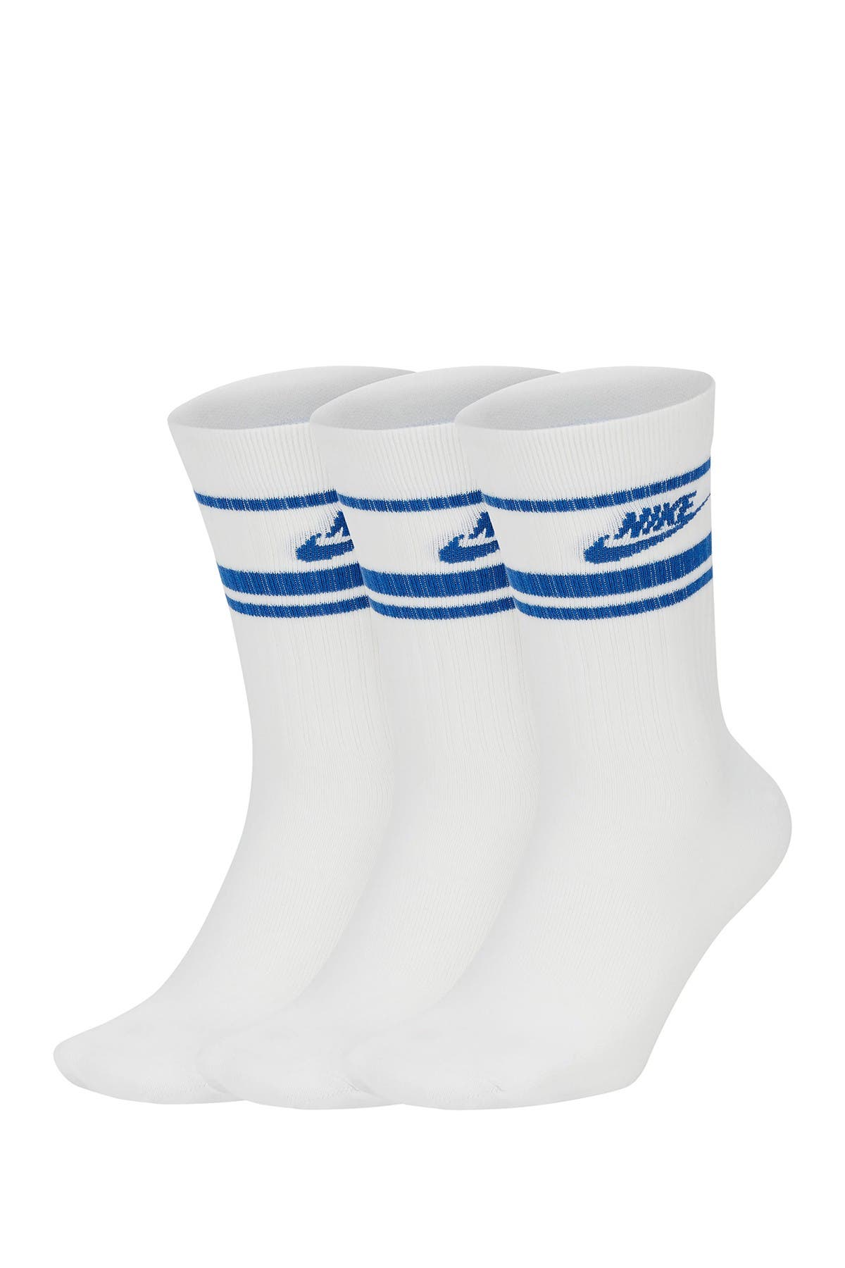 Nike Crew Essential Stripe Socks Pack of 3 Nordstrom Rack