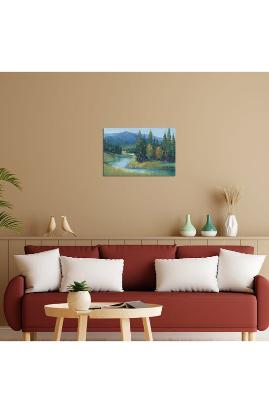 Icanvas Trout Stream Ii By Tim Otoole Canvas Wall Art In Green Mountain Valley