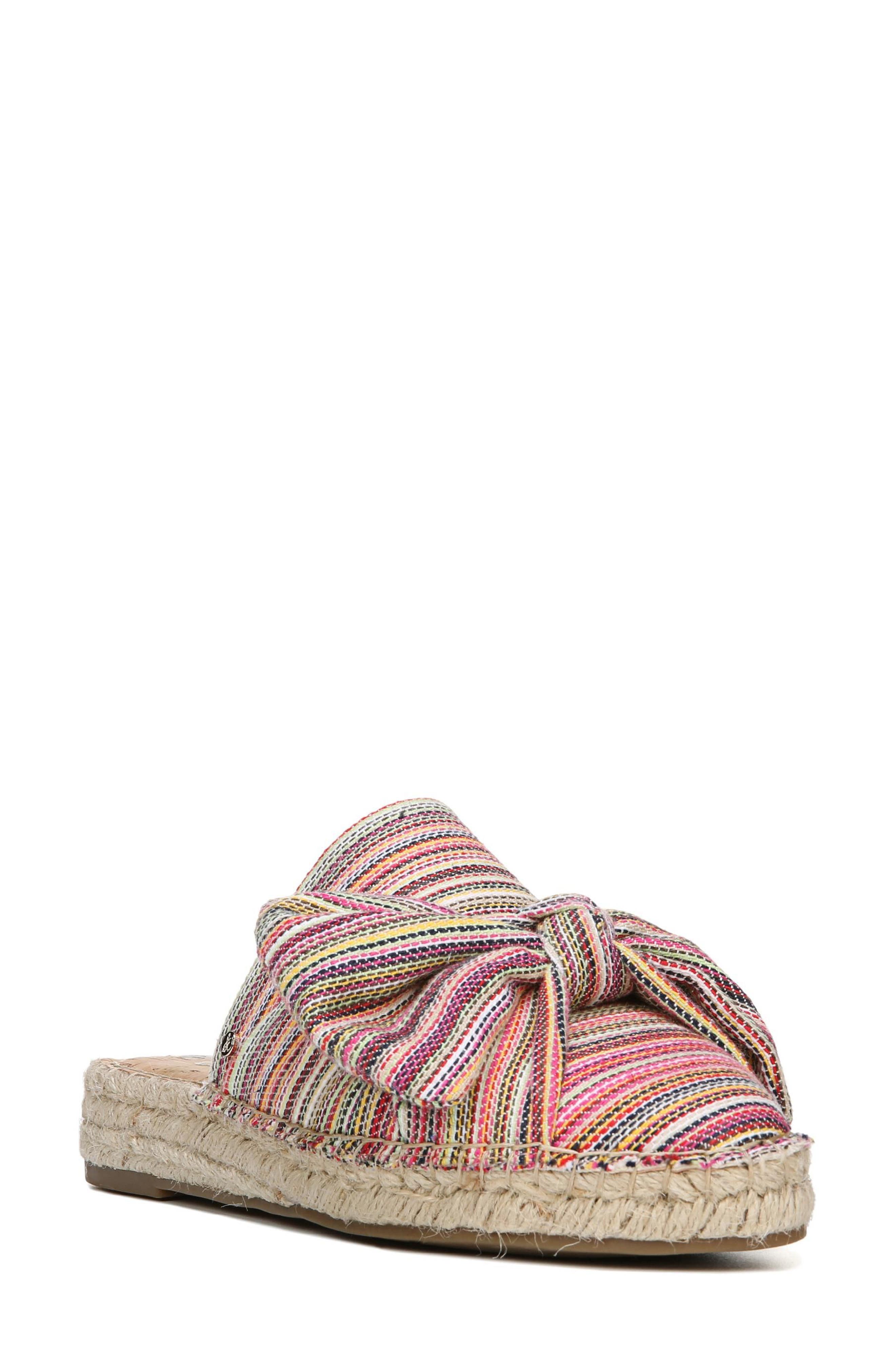 sam edelman lynda bow espadrille mule