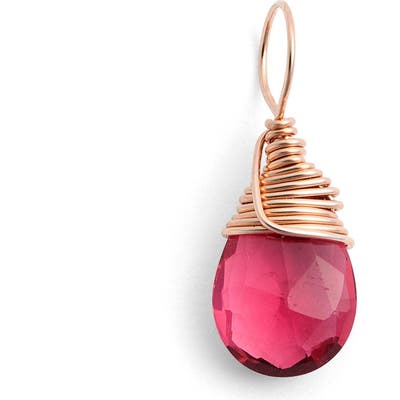 Nashelle 14K-Rose Gold Fill & Semiprecious Stone Charm