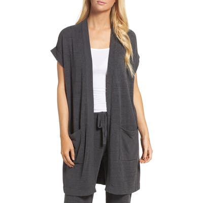 Barefoot Dreams Cozychic Ultra Lite Lounge Cardigan, Grey