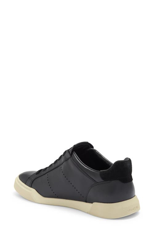 Vince Mercer Sneaker In Black/ivory