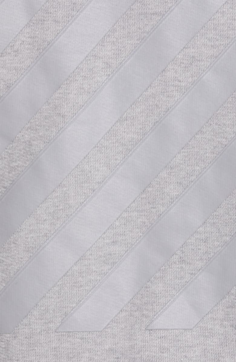 Off-White Women's Diag Organic Cotton Blend Zip Hoodie, Alternate, color, 