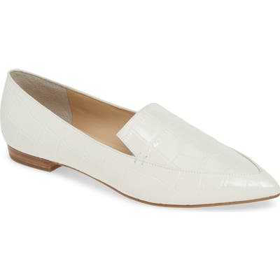 Marc Fisher Ltd Zurri Pointy Toe Loafer, Ivory