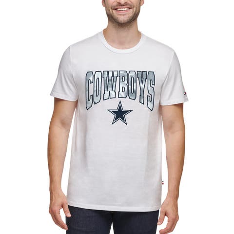 Men's Tommy Hilfiger White Dallas Cowboys Embroidered Patch T-Shirt