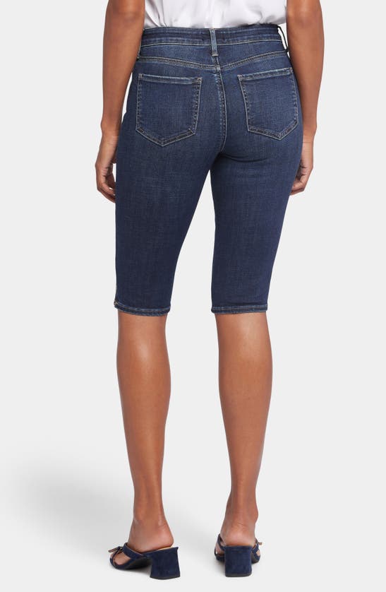 Nydj Capri Denim Bermuda Shorts In Lotus Gardens