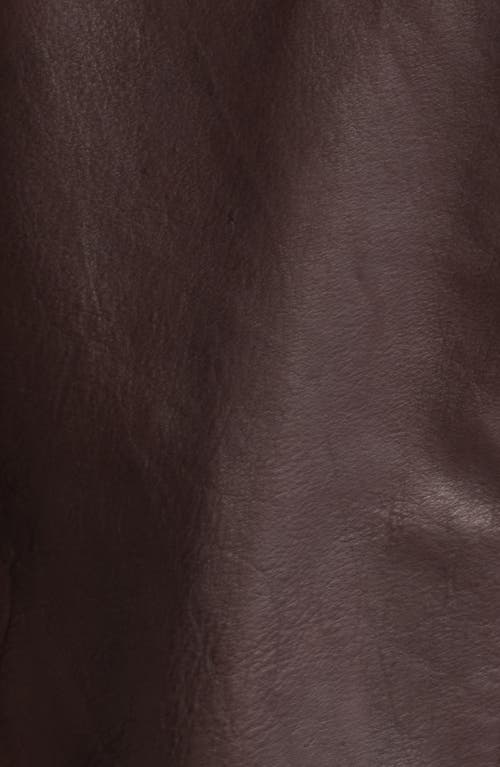 Schott Nyc Leather Flight Jacket In Brown