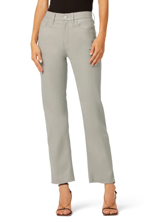 Women's Grey Leather & Faux Leather Pants & Leggings | Nordstrom