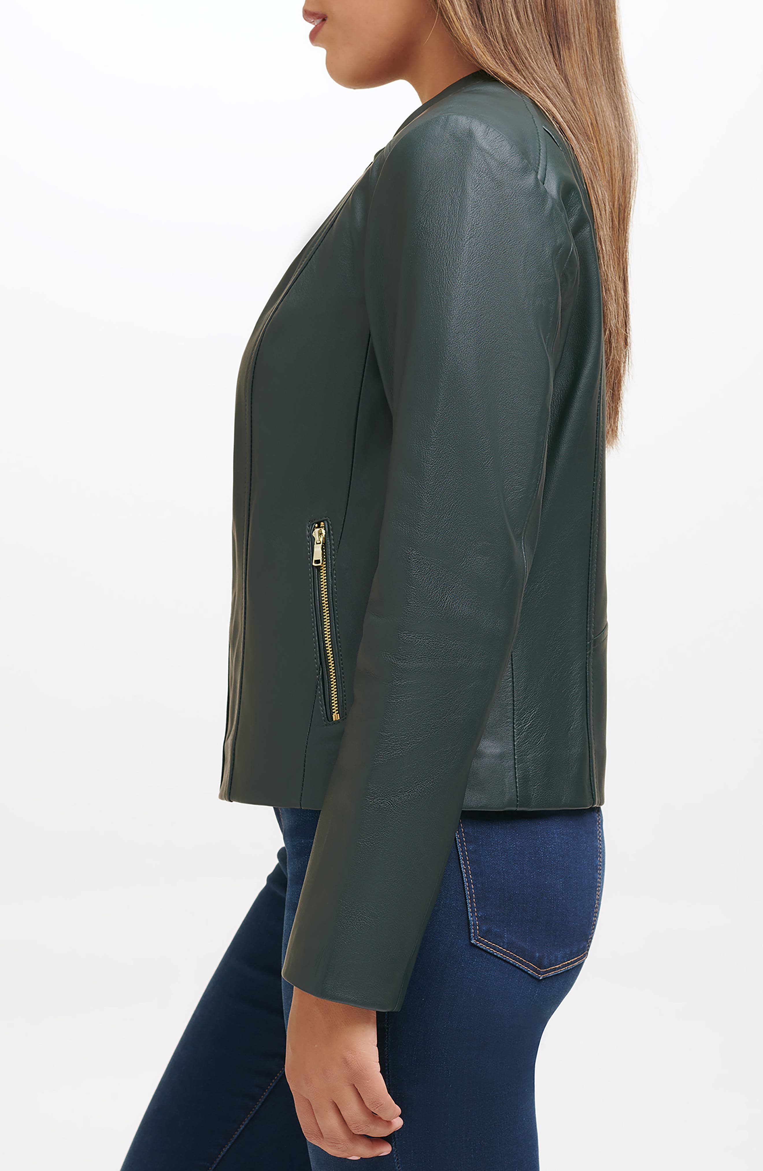 cole haan leather jacket nordstrom