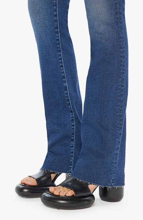 Shop Mother The Hustler Sneak Bootcut Jeans In Yakkity Yak