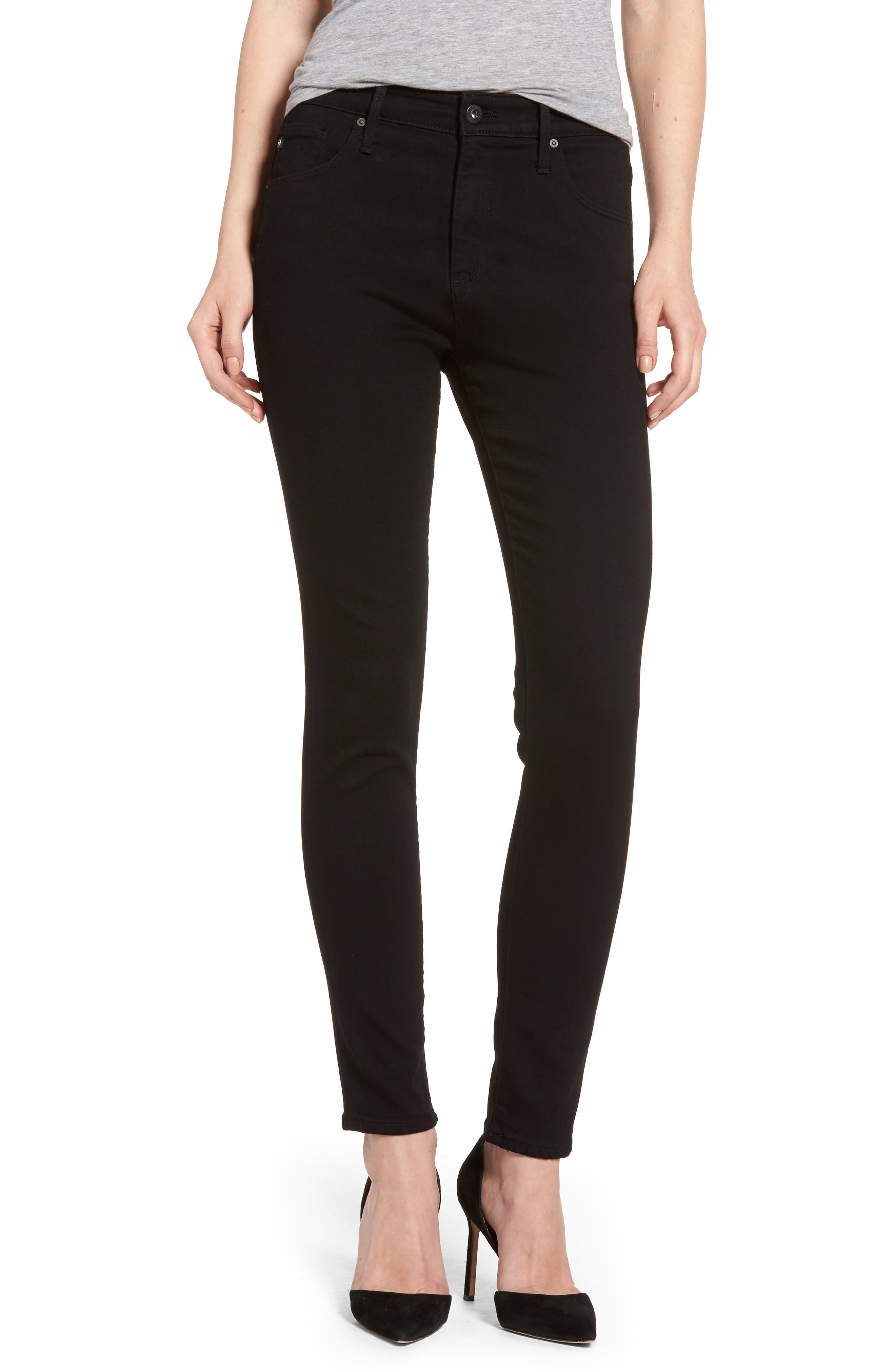 ag farrah skinny ankle high rise