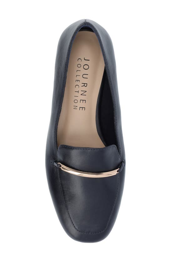 Shop Journee Collection Wrenn Loafer In Navy