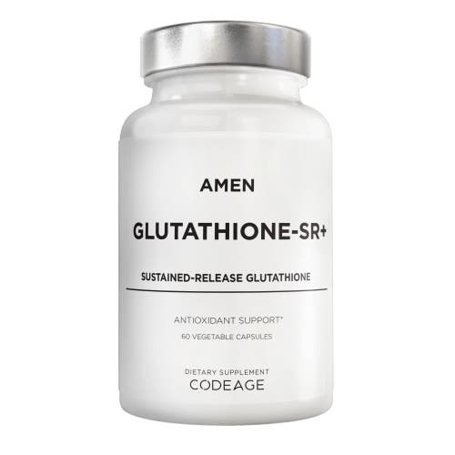 Codeage Amen Glutathione-SR+, Sustained-Release L-Glutathione, Galactomannans, Sunflower Lecithin, 60 ct in White at Nordstrom