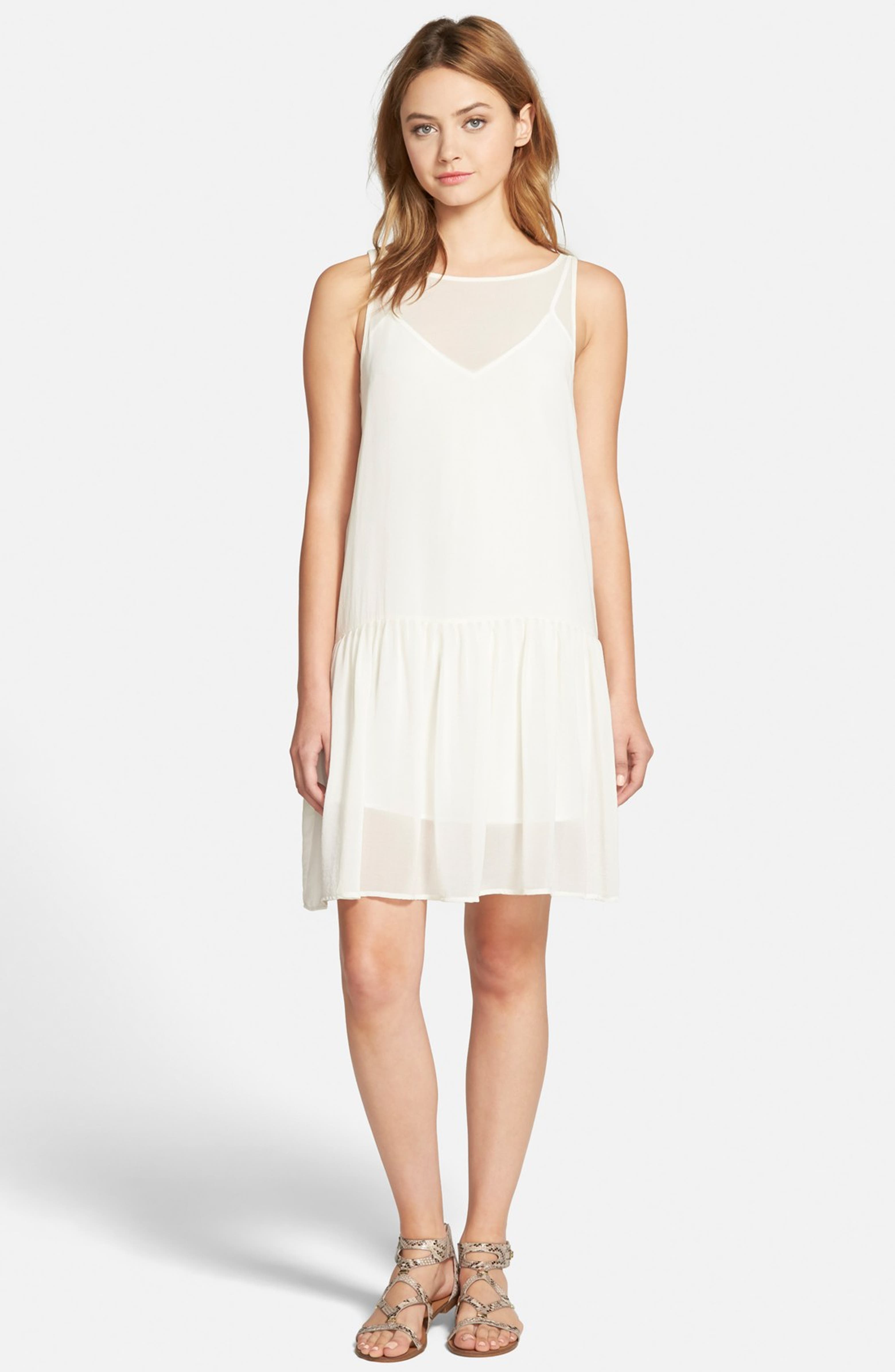 cupcakes and cashmere 'Laurel' Sleeveless Chiffon Dress | Nordstrom