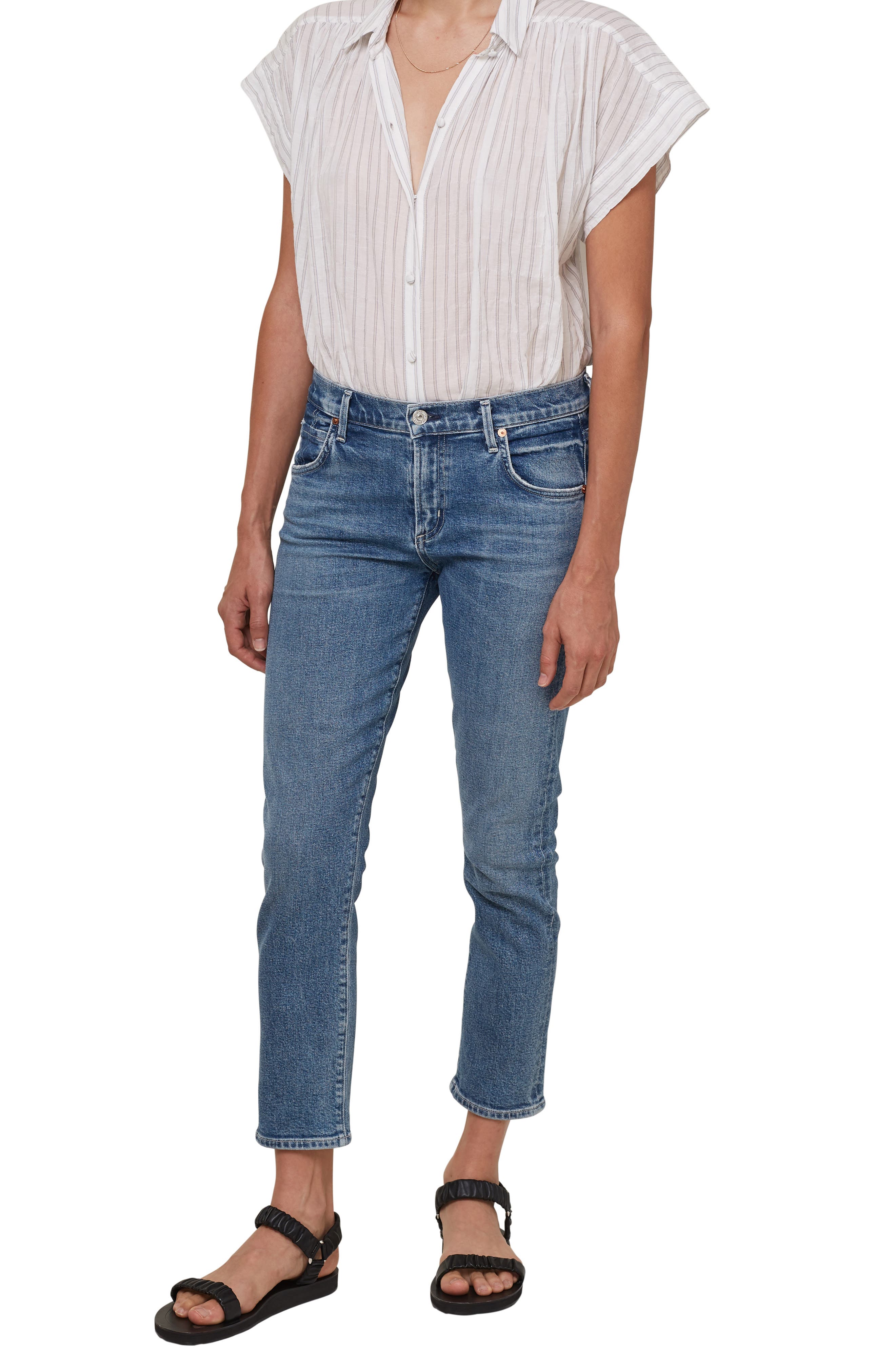 Citizens of Humanity Elsa Mid Rise Crop 