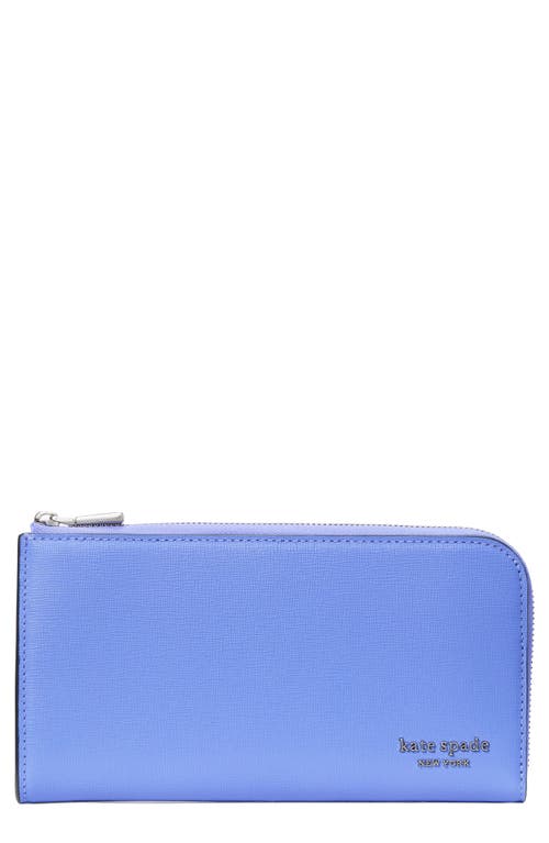 Kate Spade New York Devin Saffiano Leather Wallet In Dark Periwinkle