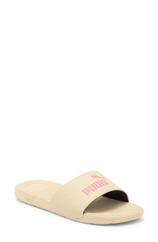 Puma Cool Cat 2.0 Stacked Slide Sandal In Granola-peach -passionfruit