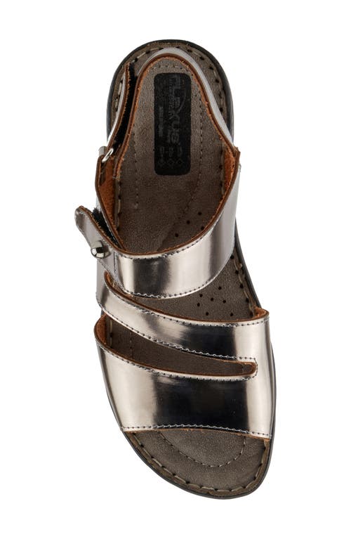 Flexus By Spring Step Patrizia Silvero Sandal In Silver
