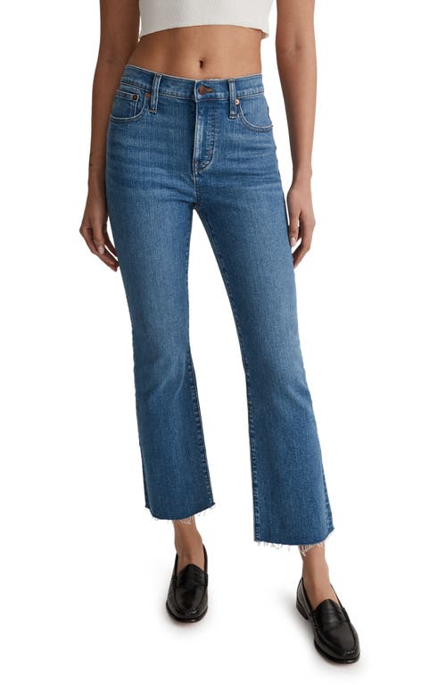 Madewell Kick Out Crop Jeans in Cherryville Wash at Nordstrom, Size 25