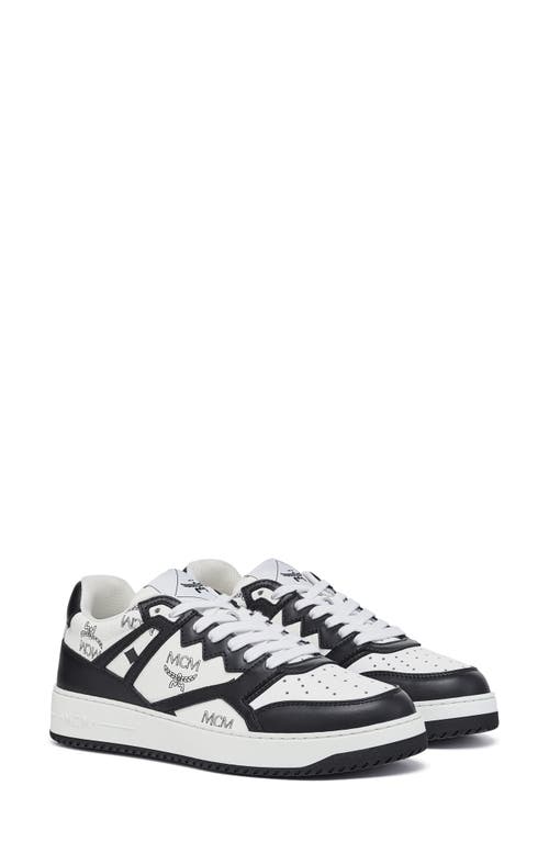 Neo Terrain Monogram Sneaker in Black & White
