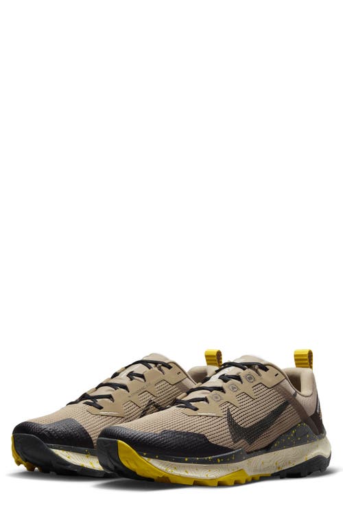 Nike Wildhorse 8 Trail Running Shoe In Khaki/vivid Sulfur