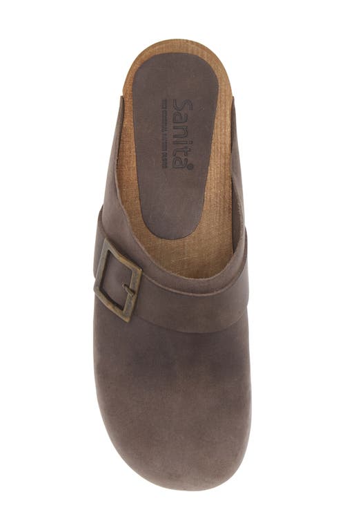 Sanita Platform Clog In Anthracite