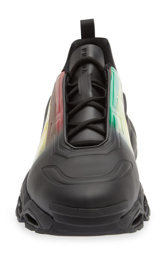 PRADA COLLISION CROSS LOW TOP SNEAKER