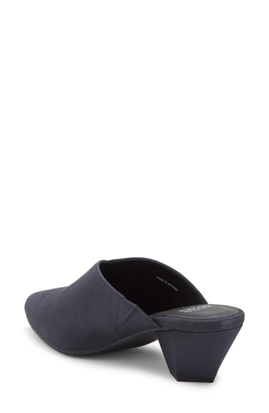 Shop Eileen Fisher Jive Pointed Toe Mule In Midnight