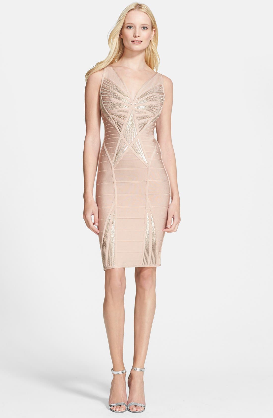herve leger sequin dress