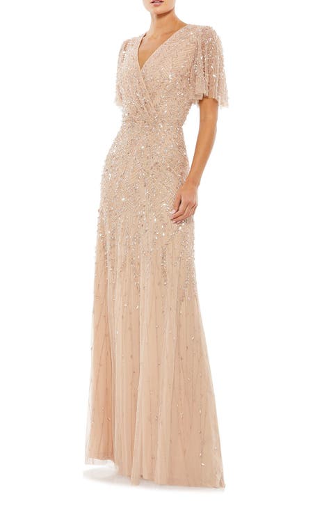 Rose gold dress outlet nordstrom