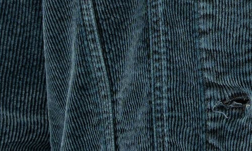 Kut From The Kloth Julie Corduroy Crop Jacket In Marine