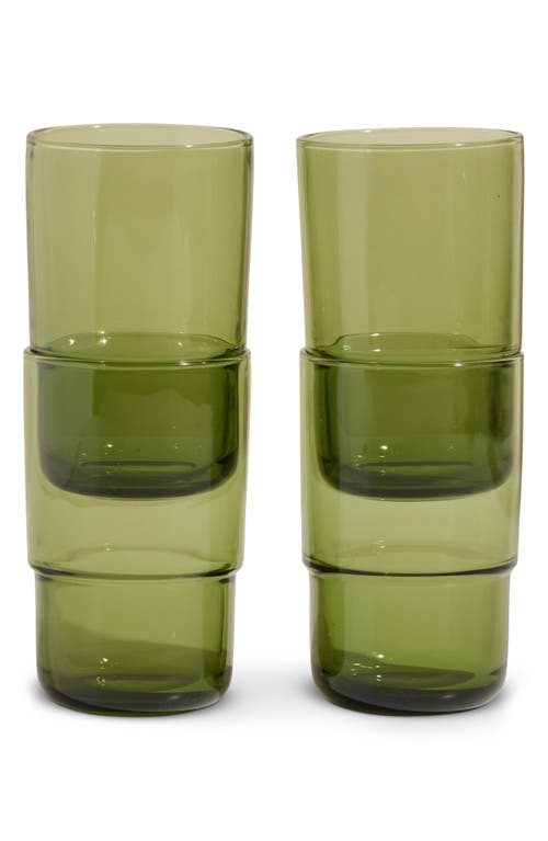 Our Place Night & Day Set of 4 Tall Glasses in Dawn at Nordstrom