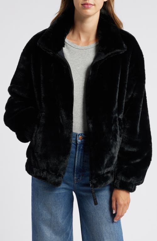 Shop Ugg(r) Faux Fur Jacket In Black