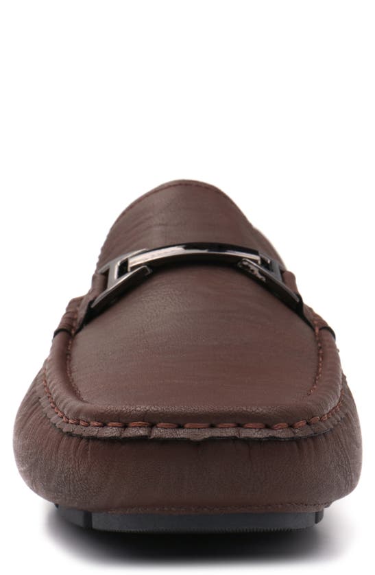 Shop Aston Marc Charter Bit Loafer In Brown