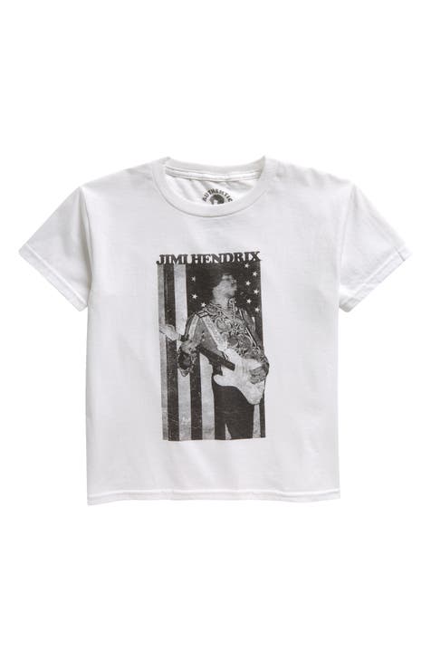 Kids' Jimi Hendrix Flag Graphic T-Shirt (Big Kid)