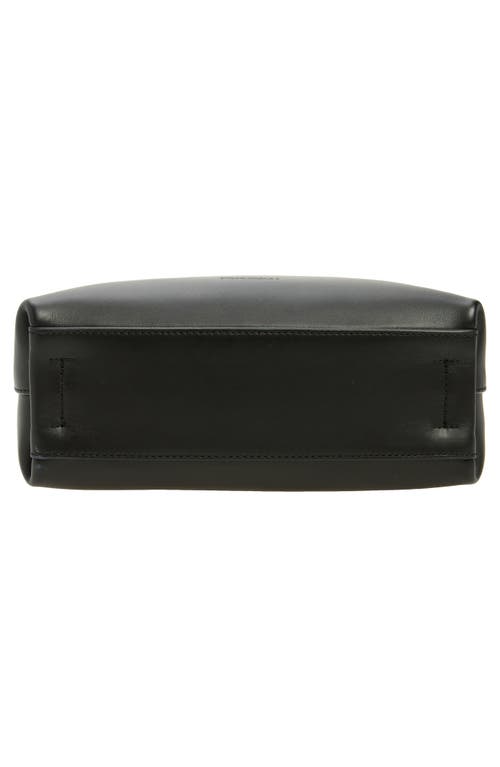 Shop Jw Anderson Small Jwa Corner Leather Crossbody Bag In Black