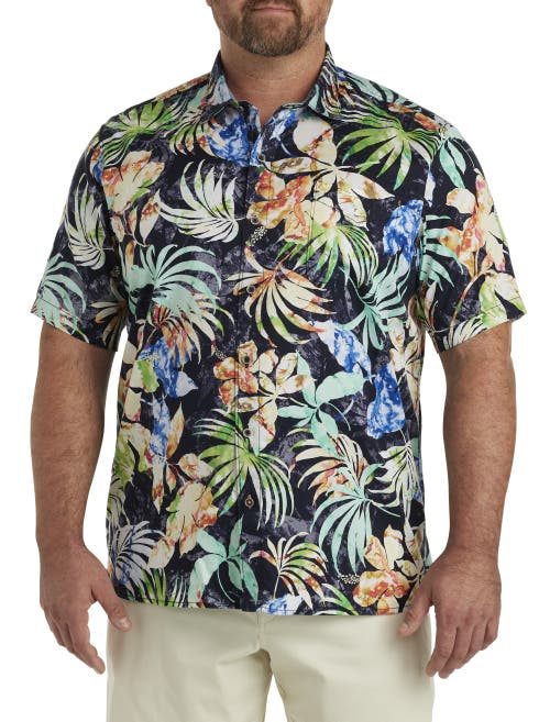 Shop Tommy Bahama Hasta La Fuego Sport Shirt In Black