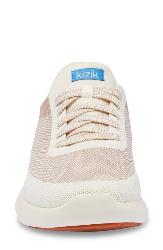 Shop Kizik Gender Inclusive Athens Hands-free Knit Sneaker In Warm Taupe