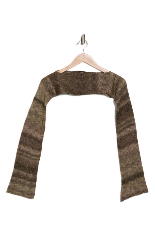 Shop Bdg Urban Outfitters Space Dye Shrug In Brown