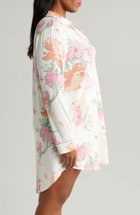 Shop Nordstrom Moonlight Eco Nightshirt In Ivory Egret Eloise Floral