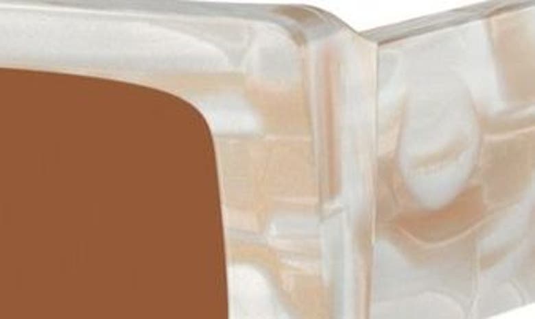 Dolce & Gabbana 53mm Rectangular Sunglasses In Light Brown