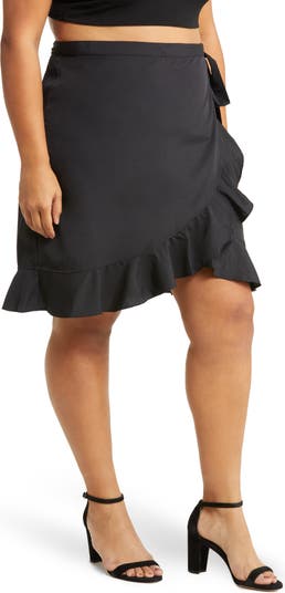 VERO CURVE Recycled Wrap Skirt | Nordstrom