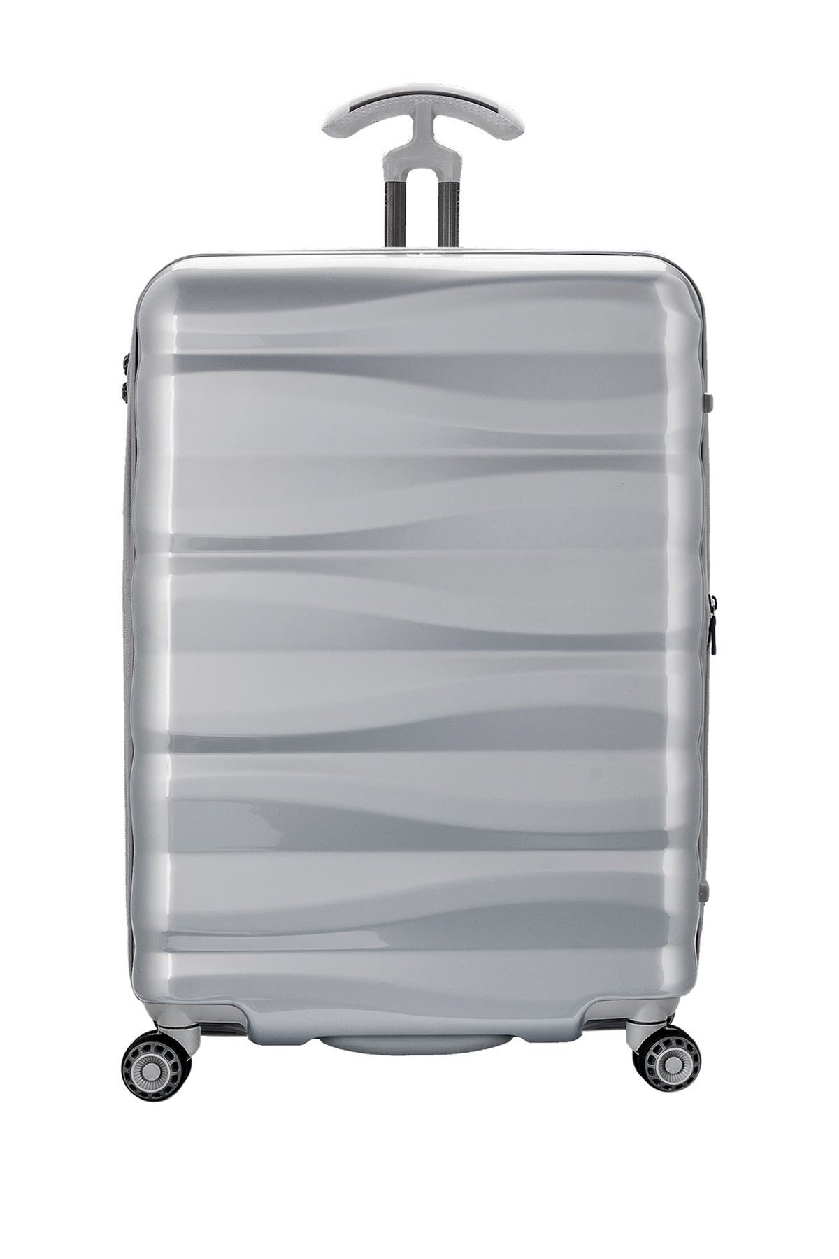 Traveler's Choice Edinburgh 29" Hardside Spinner Suitcase In Silver