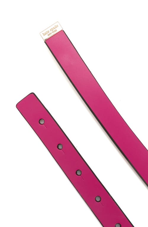 Shop Kate Spade New York Bow Belt In Marker Pink