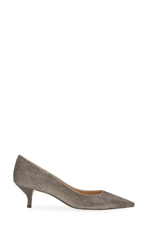Stuart Weitzman Stuart 35mm Glitter Pumps In New Pyrite New Noir