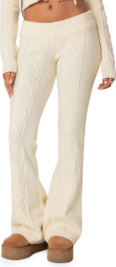 Women's Gilly Hicks Jersey Rib Flare Pants