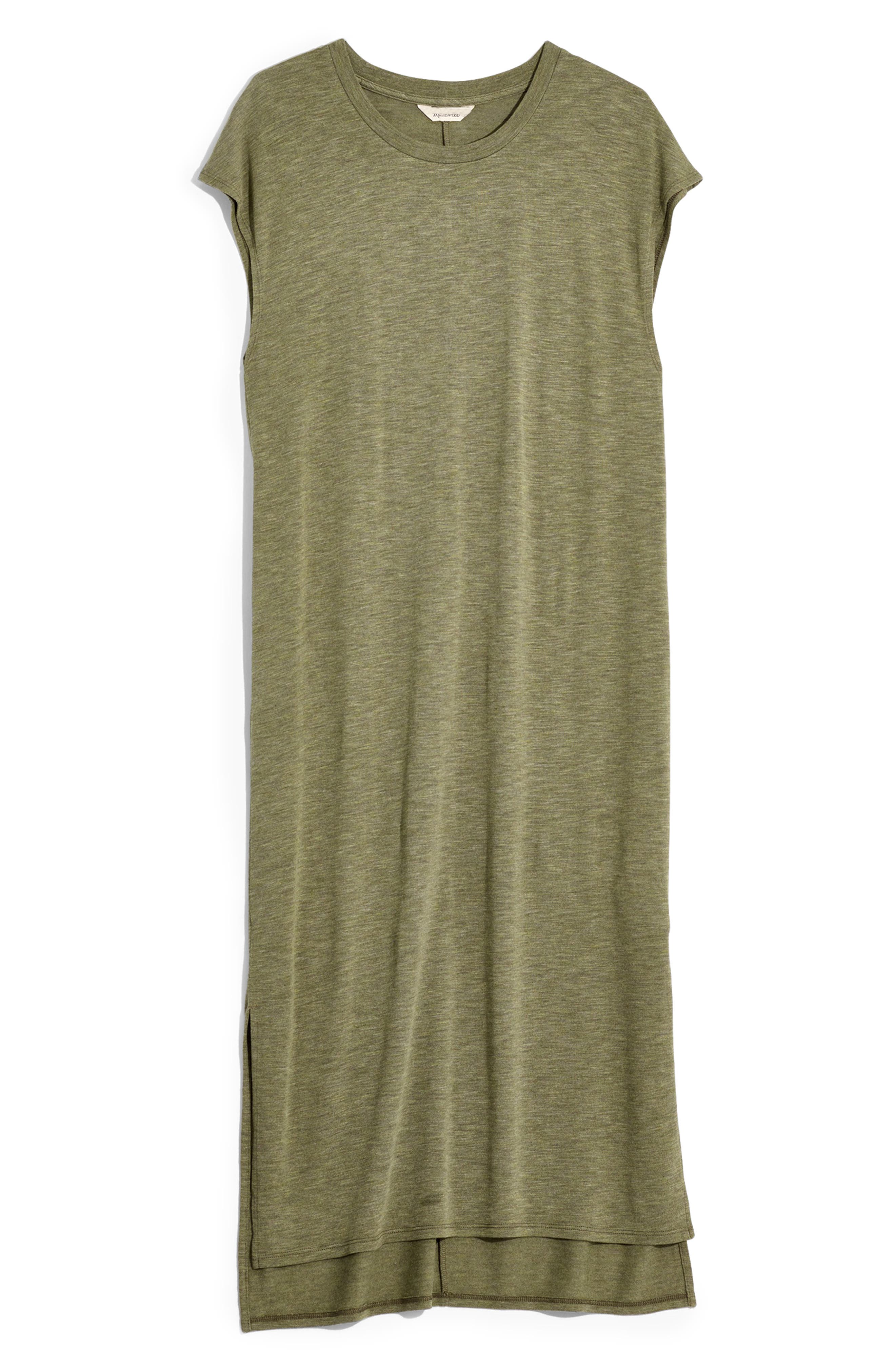 Madewell Muscle Midi Dress, Green