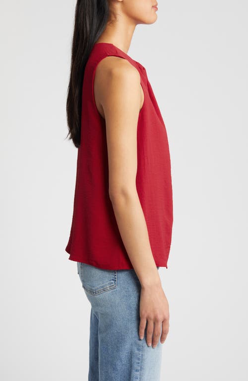 Shop Bobeau Twist Neck Shell In Red