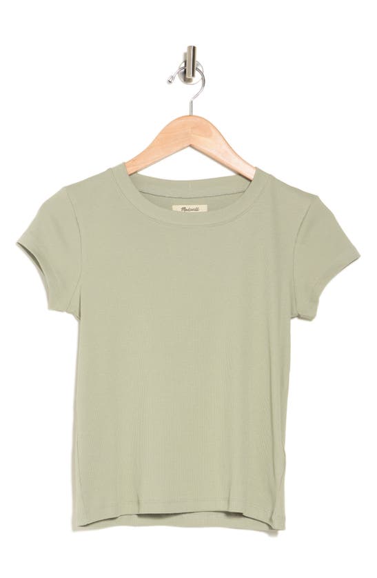 Madewell Brightside Rib T-shirt In Forgotten Landscape