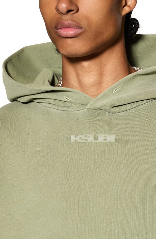 Shop Ksubi Sott Ekcess Oversize Hoodie In Green